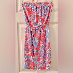 Lilly Pulitzer Windsor Strapless Dress XS Summer Siren